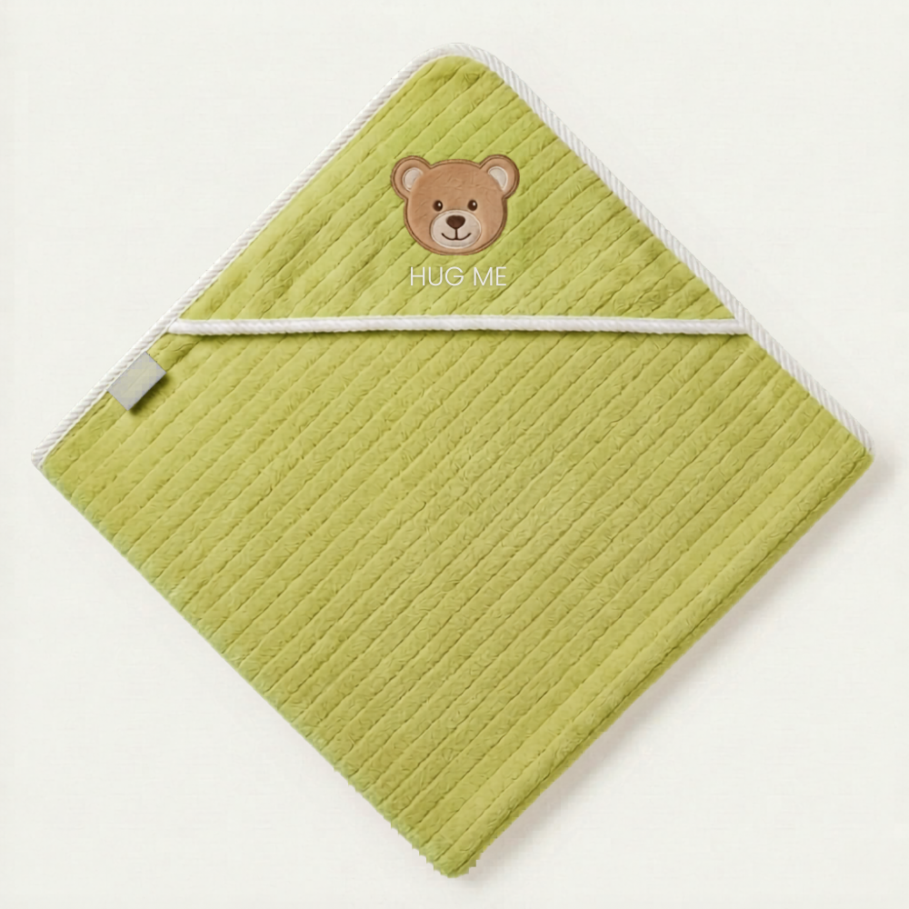 Light Green Hug Me Hooded Towel
