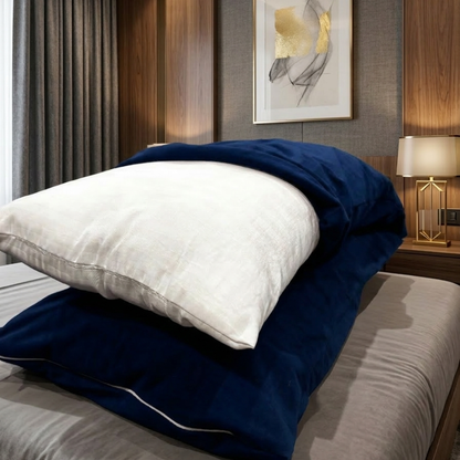 Navy Blue Pillow Protector (Pack Of 2)
