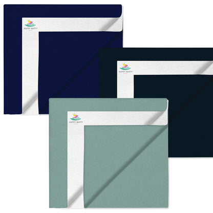 Salmon Rose + Royal Blue + Grey Dry Sheet (Pack of 3)