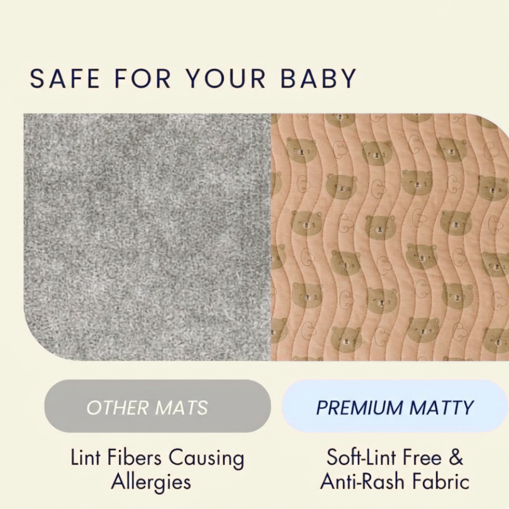 Teddy Bear Print Premium Matty