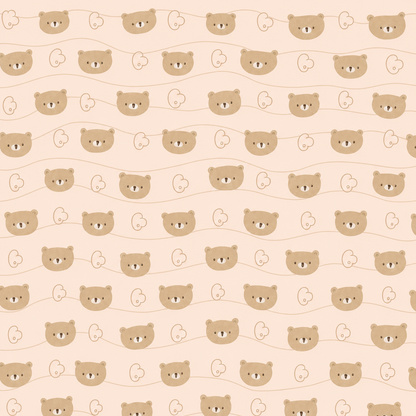 Teddy Bear Print Premium Matty