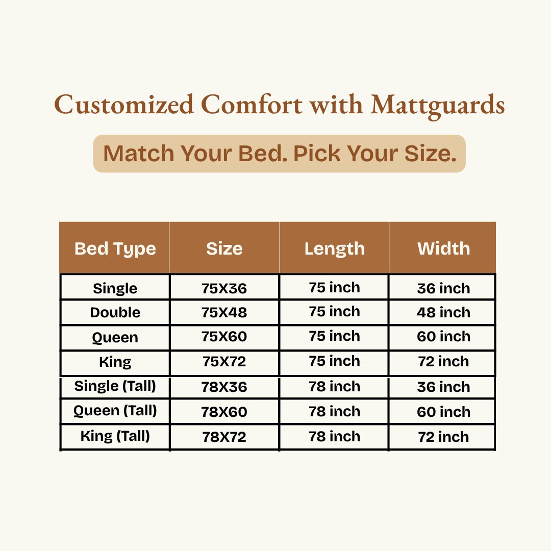 Terry Elastic Camel Mattress Protector