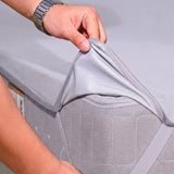 Terry Elastic Grey  Mattress Protector