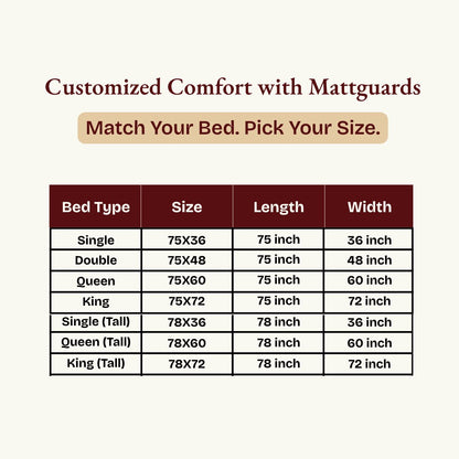 Terry Elastic Maroon Mattress Protector
