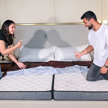 Lycra Dark Brown Waterproof Mattress Protector