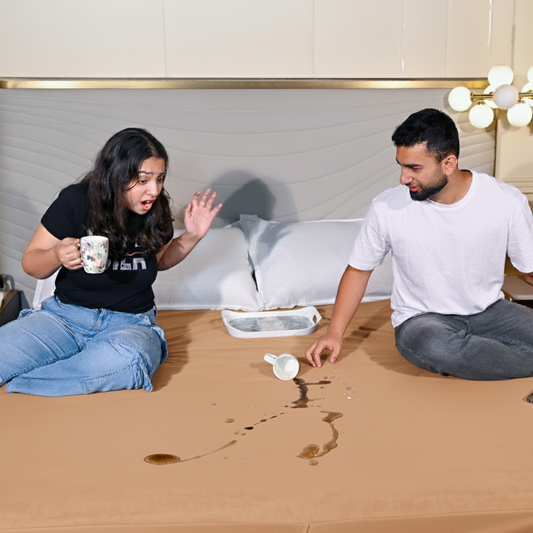 Terry Camel Waterproof Mattress  Protector