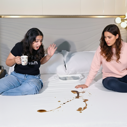 Terry White Waterproof Mattress  Protector