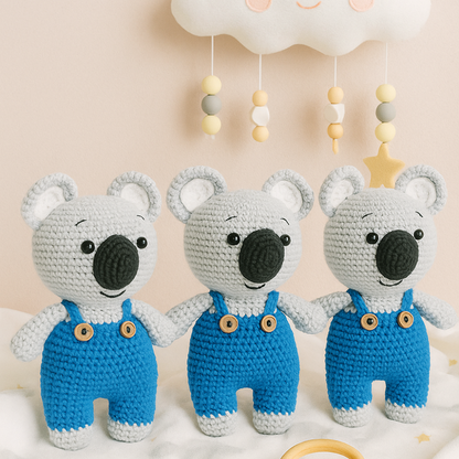 Handmade Crochet Koala Plush Toy