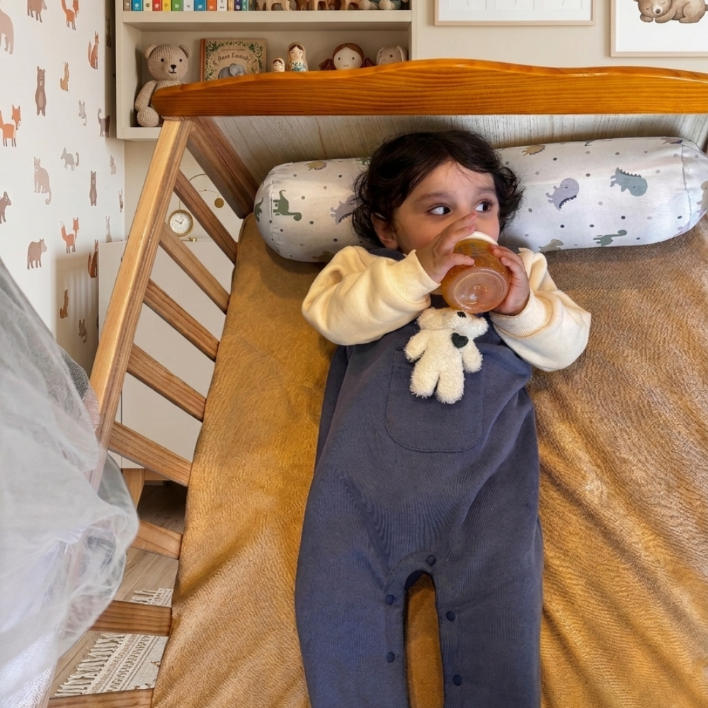 Waterproof Camel Crib Mattress Protector Sheet