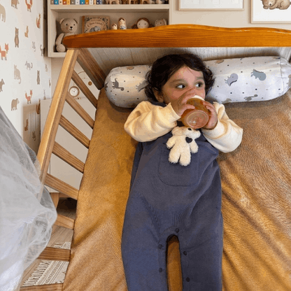 Waterproof Camel Crib Mattress Protector Sheet
