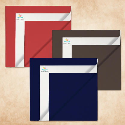 Salmon Rose + Royal Blue + Grey Dry Sheet (Pack of 3)