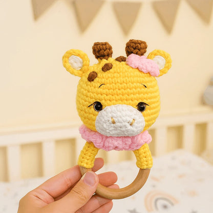 Giraffe Crochet Rattle
