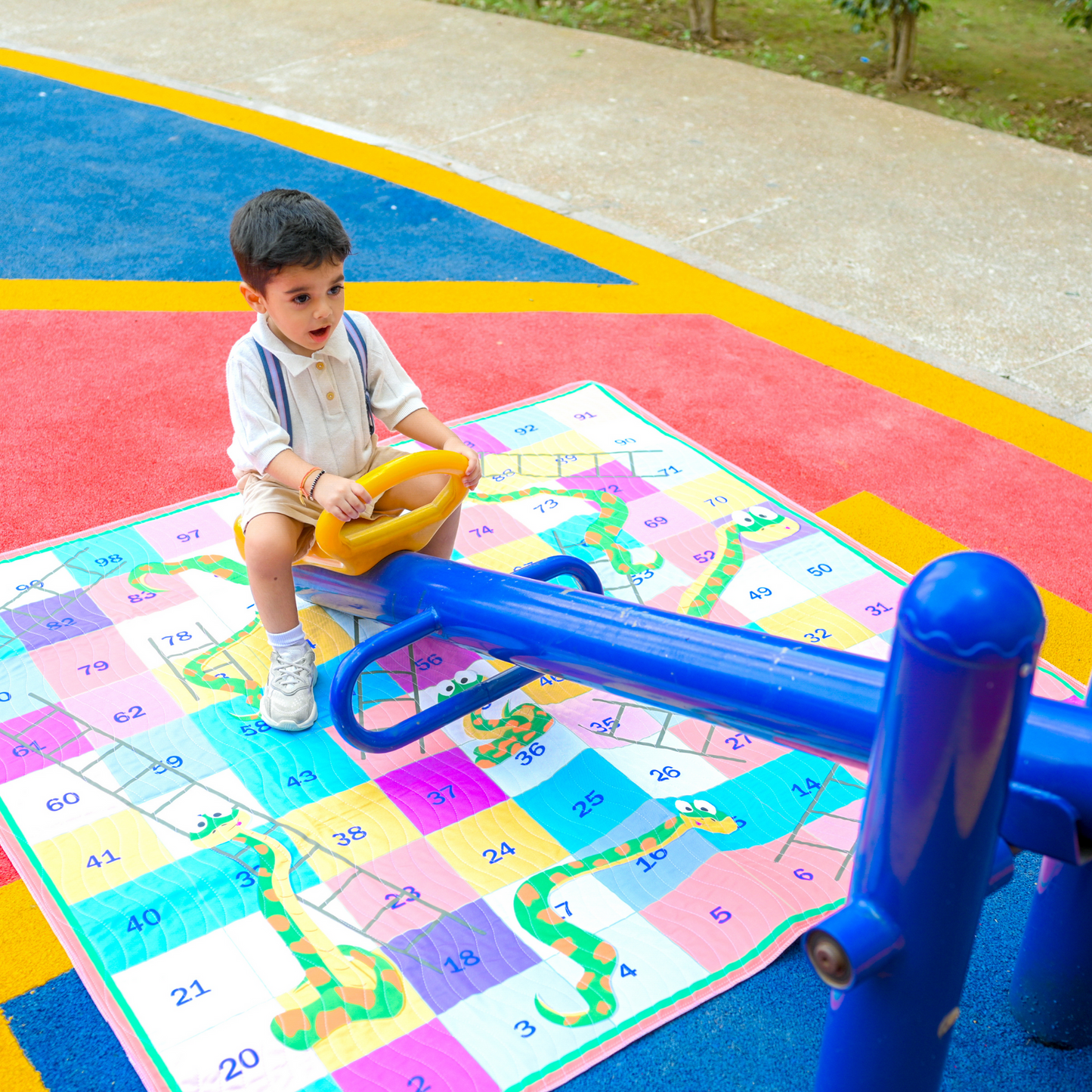 Baby Fish Print Picnic Mat