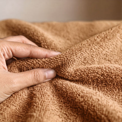 Waterproof Terry Cotton Mattress Protector - With Elastic (Camel)
