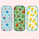 Jungle Print, Pineapple Prints & Nautical Print Bibs Sheet Medium