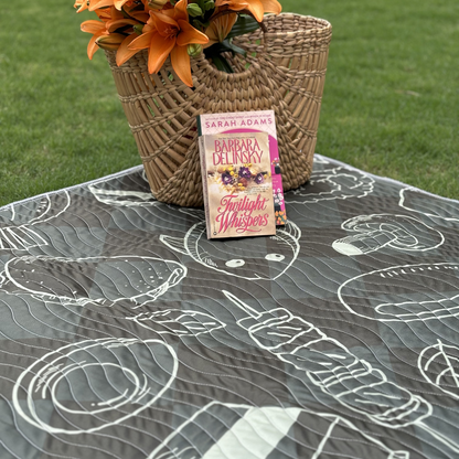 Baby Fish Print Picnic Mat
