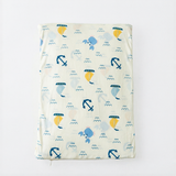 Nautical Print Full Size Wedge Pillow
