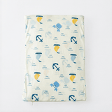 Nautical Print Full Size Wedge Pillow