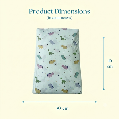 Dinosaur Print Full Size Wedge Pillow