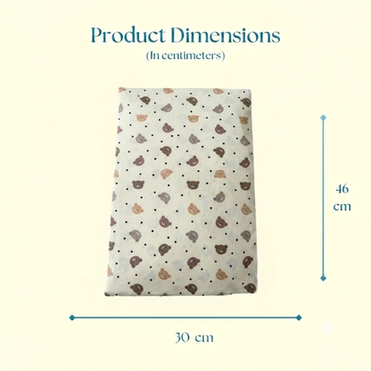 Bear Print Full Size Wedge Pillow