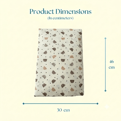 Bear Print Full Size Wedge Pillow