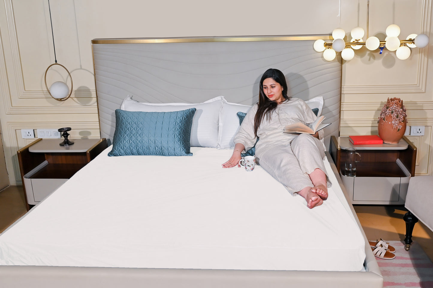 Terry White Waterproof Mattress  Protector