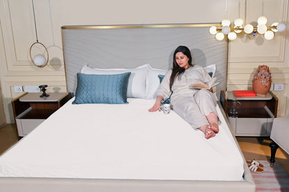 Terry White Waterproof Mattress  Protector