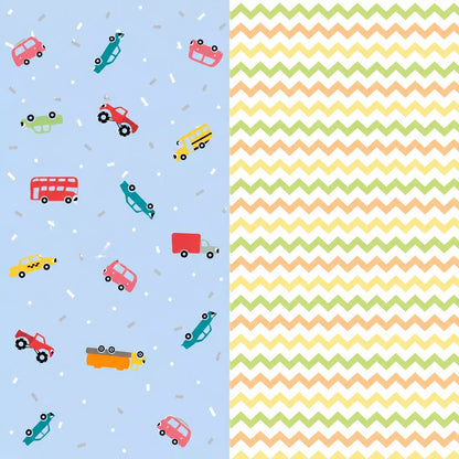 Car & Zig-Zag Print Premium Matty Combo