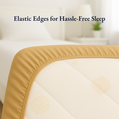 Waterproof Camel Crib Mattress Protector Sheet