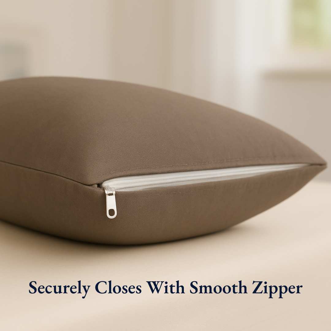 Grey Pillow Protector (Pack Of 2)