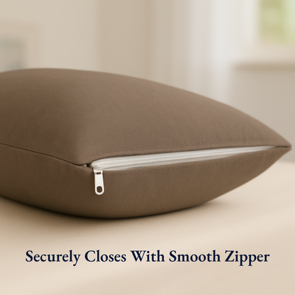 Grey Pillow Protector (Pack Of 2)