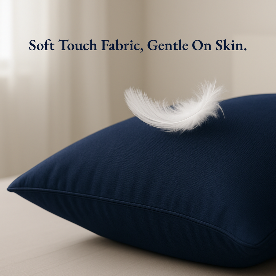 Navy Blue Waterproof Pillow Protectors