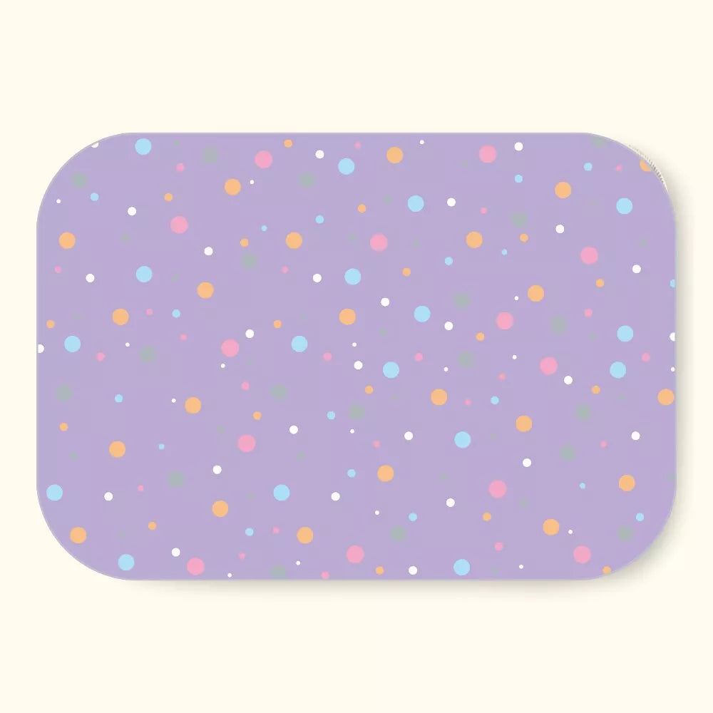 Polka Dots Print Premium Mat
