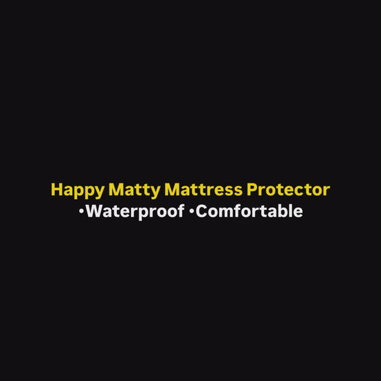Happy Matty Waterproof Mattress Protector Product Demo Video