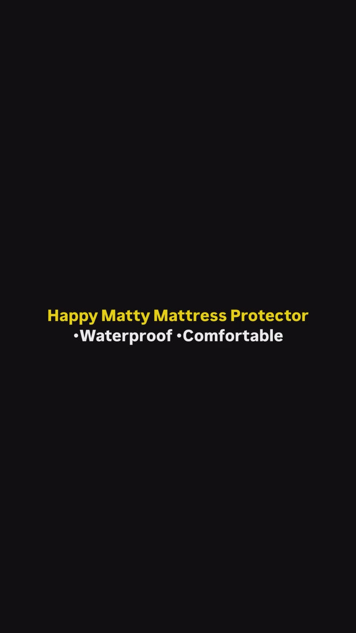Happy Matty Waterproof Mattress Protector Product Demo Video