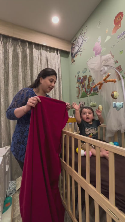 Waterproof Camel Crib Mattress Protector Sheet